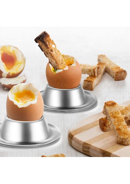 Yumurta Bardağı Tutucu 4 Paket Paslanmaz Çelik Yumurta Bardağı Tabakları Sofra Takımı Tutucu Için Sert Yumuşak Haşlanmış Yumurta Mutfak Ekran (Yurt Dışından) fırsatları