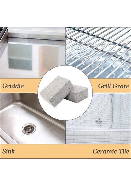 24PCS Barbekü Izgara Temizleme Fırça Tuğla Blok Barbekü Temizlik Taş Pomza Tuğlası Barbekü Rafı Temizleyici Barbekü Araçları (Yurt Dışından) modelleri