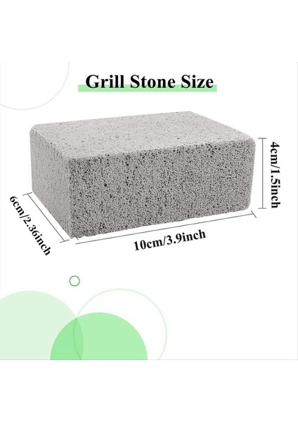 24PCS Barbekü Izgara Temizleme Fırça Tuğla Blok Barbekü Temizlik Taş Pomza Tuğlası Barbekü Rafı Temizleyici Barbekü Araçları (Yurt Dışından) fırsatları