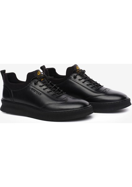 Erkek Siyah Hakiki Deri Ayakkabı 5K1SA00281 modelleri