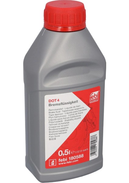 FBI180588 - Fren Hidrolik Yağı Dot4 500ML - Febı
