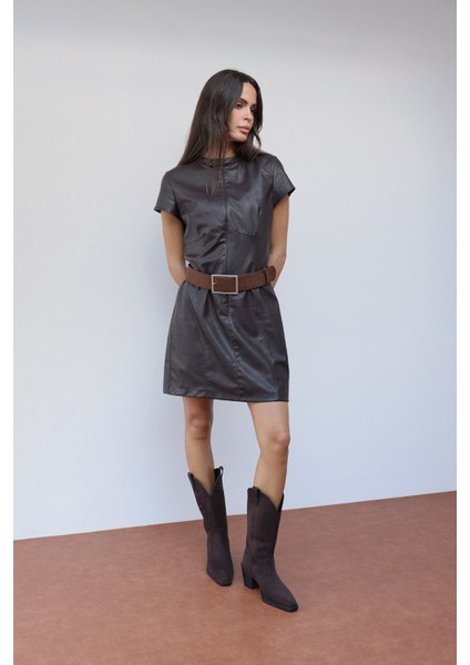 Çizme 2525 - Acı Kahve Süet Kadın Çizme fiyatları