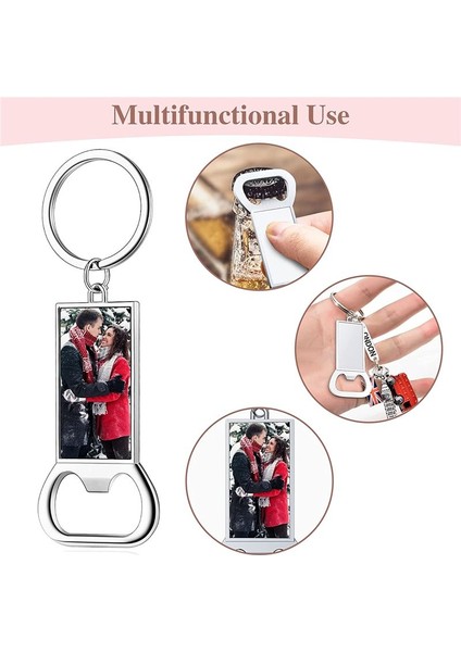 10 Adet Süblimasyon Anahtarlık Boşlukları - Isı Transferi Için Yüceltme Anahtarlık Kılıfı Veya Metal Süblimasyon Şişesi Açıcı Set B (Yurt Dışından) fırsatları