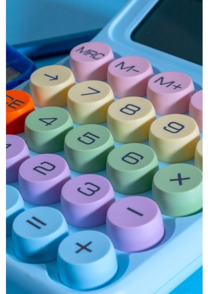 Renkli Yuvarak Tuşlu Şirin Hesap Makinası fiyatları