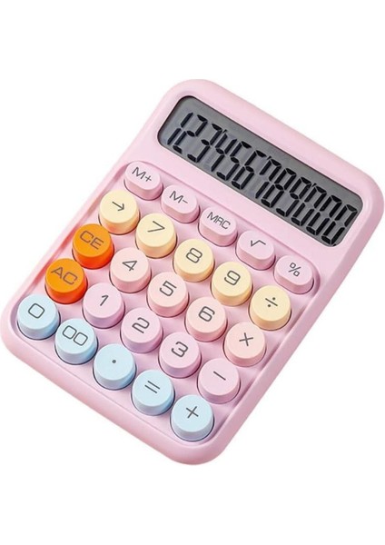 Renkli Yuvarak Tuşlu Şirin Hesap Makinası