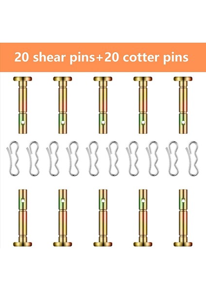 160 Adet Kesme Pimleri ve Cotter Pimleri 738-04124 ve 714-04040 Yedek Kesme Pimi ve Papyon Kilidi Cotter (Yurt Dışından) fırsatları