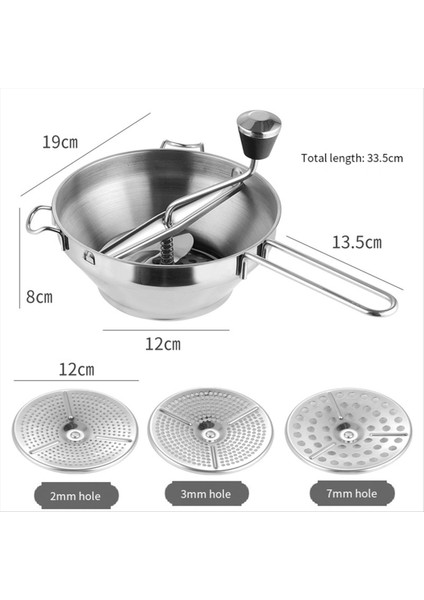 Püre Makinesi Patates Masher Çelik Sebze Meyveleri Öğütücü Aracı Kabak Yemek Değirmeni Için Pastalar Presleme (Yurt Dışından) indirimleri