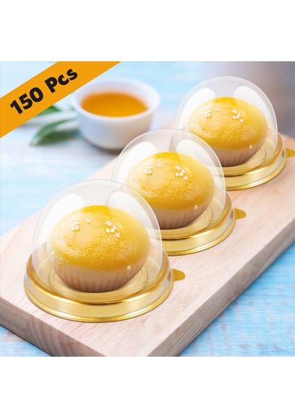 150 Pcs Temiz Plastik Mini Cupcake Kutuları Muffin Pod Dome Muffin Kek Konteyner Kutusu Bireysel Cupcake Tatlı Konteyner (Yurt Dışından) fırsatları