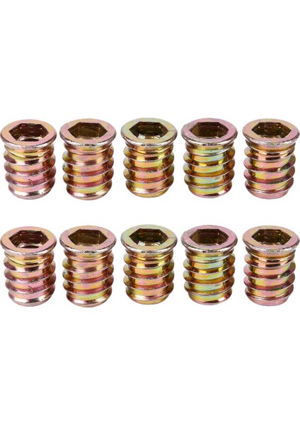 Ahşap Için 10 Dişli Ekin M10 x 20 mm Seti (Yurt Dışından)