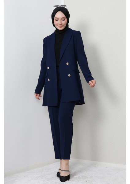 Premium Ceketli Takım Lacivert fırsatları