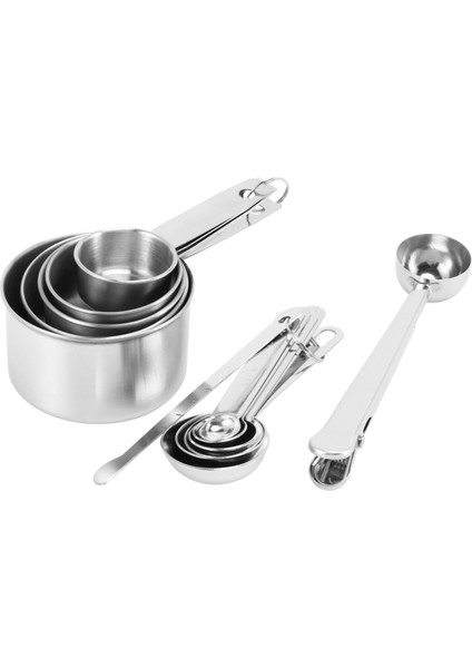 13 Parça Ölçüm Fincanları ve Kaşık Seti Bardak Seti Ölçüm ve Kaşıklar Seti Seti 1 Kahve Kupa Klipsi Kuru Için (Yurt Dışından)