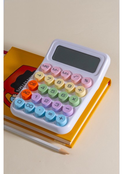 Renkli Yuvarak Tuşlu Şirin Hesap Makinası fiyatları