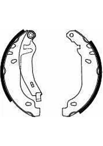 GS8211 - Fren Balatası Pabuçlu Arka - Trw