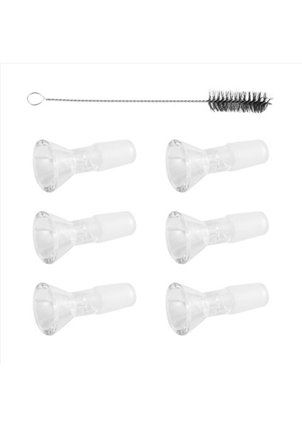14MM Kase - Berrak Cam Huni 6 Adet Temizleme Fırçalı Bilimsel Küçük Cam Huni (Yurt Dışından) fiyatları
