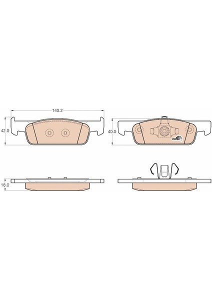 GDB2016 - Fren Balatası Ön - Trw fırsatları