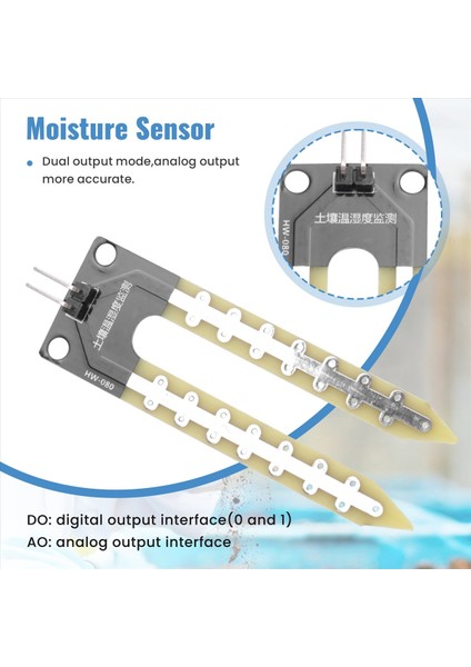Toprak Higrometre Algılama Modülü Nem Sensörü Fc-28 Dc 3 3V-5V (Yurt Dışından) indirimleri