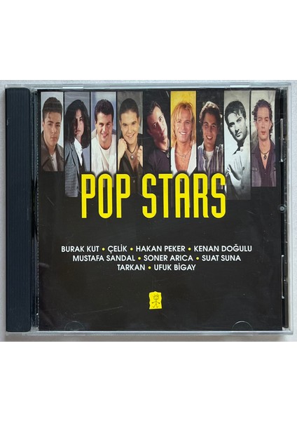 Pop Stars CD Tarkan,burak Kut,hakan Peker,mustafa Sandal,kenan Doğulu (Orijinal 1995 Dönem Baskı Cd)
