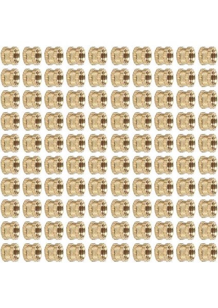 M3 x 3mm Dişi Iplik Pirinç Dişli Dişli Ekleme Gömme Somunları 300PCS (Yurt Dışından) fiyatları