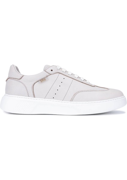 Erkek Hakiki Deri Bej Sneakers & Spor Ayakkabı 04 3508 Erk Ayk SK24-25 Bej