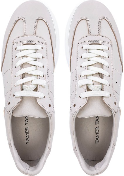 Erkek Hakiki Deri Bej Sneakers & Spor Ayakkabı 04 3508 Erk Ayk SK24-25 Bej indirimleri