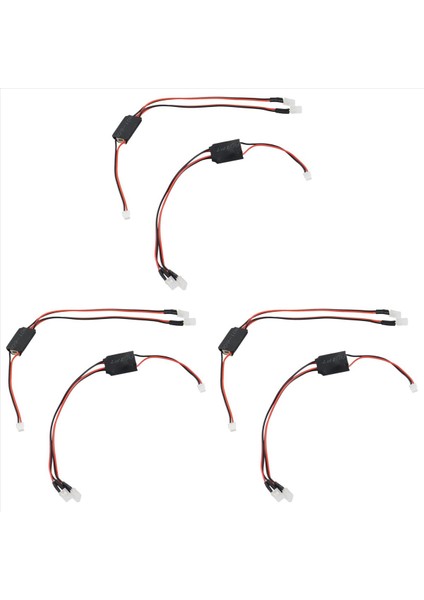 6pcs Far LED Işık Hbx 16889 16889A 16890 16890A SG1601 SG1602 1/16 Rc Araba Yükseltme Parçaları (Yurt Dışından)