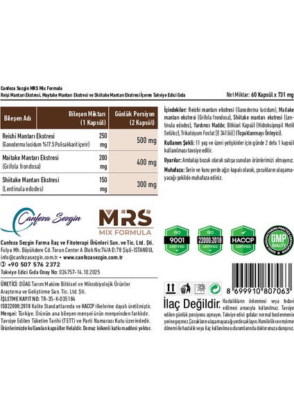 Mrs Mıx Formula modelleri