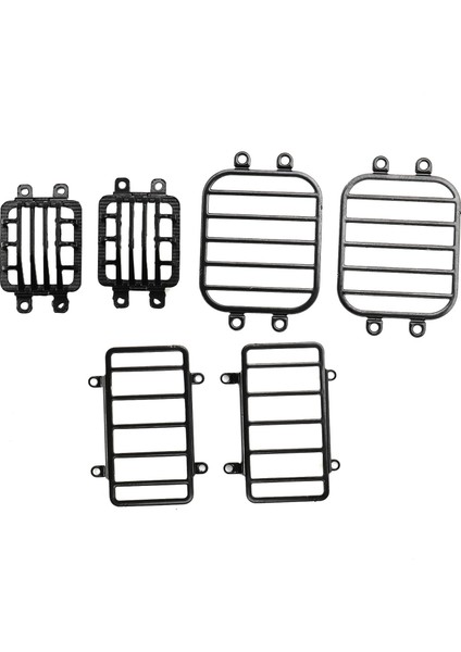 Metal Yan Kapak Kuyruk Lambası Kapağı Far Kapak Kiti 1/10 Rc Kaya Paletli Traxxas Trx4 G500 Trx 6 G63 (Yurt Dışından) fiyatları