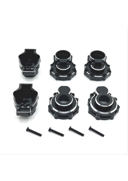 Rc Araç Yükseltme Traxxas Için Arka Aks Kupa Kiti 1/10 Trx4 Huangbo 1/10 R1001 R1002 R1003 Rc Araba Yükseltme Parçaları Siyah (Yurt Dışından)