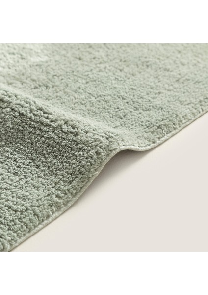 Bamboo Solid Banyo Paspası 40X60CM Duman Yeşili modelleri