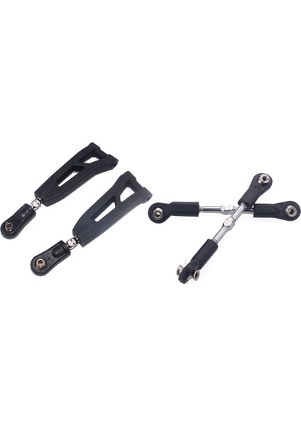 2 Set Rc Araç Parçaları 1 Set 8019 Ön Üst Süspansiyon Kolu ve 1 Set 8124 Metal 75-85MM Direksiyon Çubuğu (Yurt Dışından)