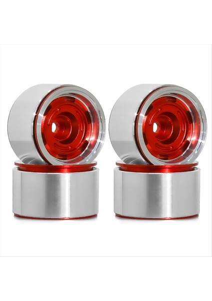 4pcs Metal 1 0in Beadlock Tekerlek Jant Tekerlek Göbeği 1/18 1/24 Rc Craıl Araç Axıal SCX24 AX24 TRX4M Trx4-M Yükseltme Parçaları C (Yurt Dışından)