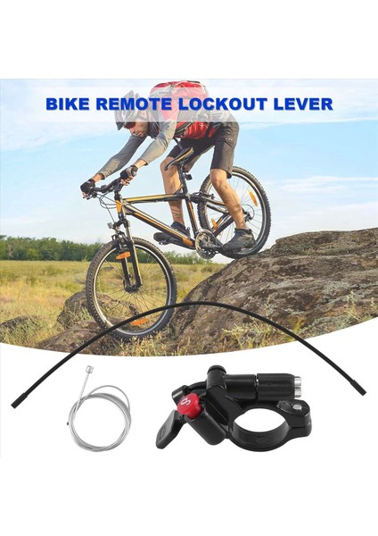 Bisiklet Uzaktan Kilitleme Kolu Çatal Kilitleme Tel Kontrol Kolu Alüminyum Alaşım Dağ Bisikleti Çatal Kilit Kontrol Parçaları Kablo ile (Yurt Dışından) fırsatları