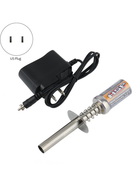 80141 Hsp Glow Fiş Starter Işınlayıcı Ac Şarj Cihazı Gaz Nitro Motor Gücü 1/10 1/8 Rc Araç Motorları Abd Fişi (Yurt Dışından) fırsatları