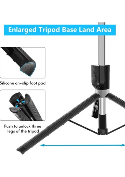 Neepho P170S Uzatılabilir Elde Taşınabilir Sabitleyici Standı Selfie Çubuğu Fotoğraf ve Video Çekmeyi Zahmetsiz Hale Getiren Kablosuz Bir Selfie modelleri