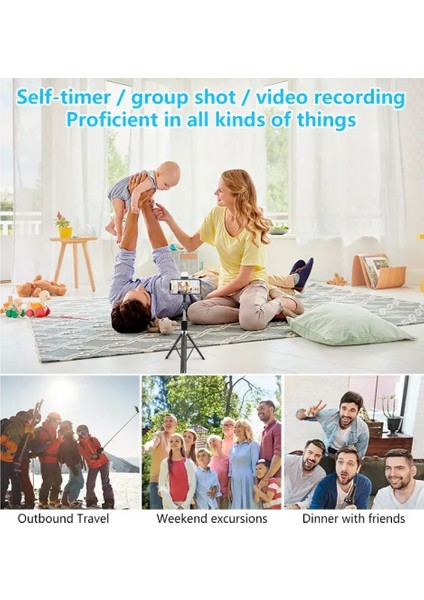 Neepho P170S Uzatılabilir Elde Taşınabilir Sabitleyici Standı Selfie Çubuğu Fotoğraf ve Video Çekmeyi Zahmetsiz Hale Getiren Kablosuz Bir Selfie fırsatları