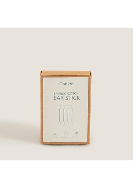Bambu Kulak Çubuğu 40LI Natural