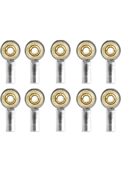 10PCS Metal M2 Bağlantı Rota Çubuk Uç Top Balo Bağlantısı Direksiyon Push Çubuk Çubuk Rc Araç Teknesi Yükseltme Parçaları Gümüş (Yurt Dışından)