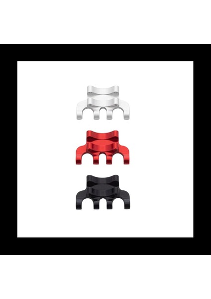 2x Metal Arka Aks Makasası Üst Bağlantı Montaj Tabanı Eksenel SCX24 90081 C10 1/24 Rc Paletli Araba Yükseltme Parçaları Aksesuarları 3 (Yurt Dışından) indirimleri