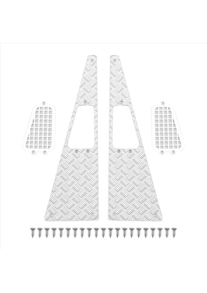 Mn D90 D99S Için MN99S 1/12 Rc Araba Yükseltme Parçaları Metal Metal Ön Anti-Skid Plaka Emme Izgara Aksesuarları (Yurt Dışından)