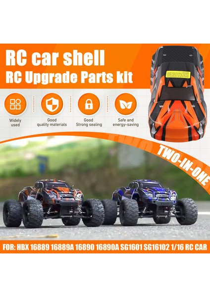 Hbx 16889 16889A 16890 16890A SG1601 SG1602 Rc Araç Vücut Kabuğu ve Sticker B004-INV 1/16 Rc Araç Parçaları Aksesuarları C (Yurt Dışından) fırsatları