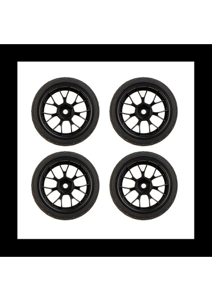 40PCS Performanslı 1/10 Ralli Araba Jant Tekerlekleri ve Lastikleri 20101 Traxxas Hsp Tamiya Hpı Kyosho Rc Araba (Yurt Dışından) fiyatları