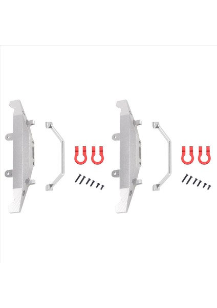Wpl Için 2x Metal Ön Tampon C14 C24 C24-1 1/16 Rc Car 4x4 Kamyon ve Prwler Yükseltme Parçaları Aksesuarları Gümüş (Yurt Dışından) fiyatları