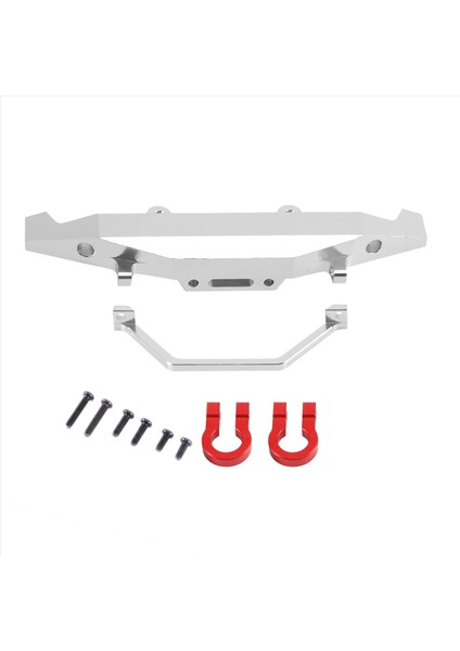 Wpl Için 2x Metal Ön Tampon C14 C24 C24-1 1/16 Rc Car 4x4 Kamyon ve Prwler Yükseltme Parçaları Aksesuarları Gümüş (Yurt Dışından) modelleri