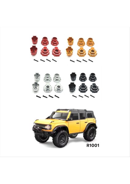 Rc Araba Yükseltme Traxxas Için Arka Aks Kupa Kiti 1/10 Trx4 Huangbo 1/10 R1001 R1002 R1003 Rc Araba Yükseltme Parçaları Altın (Yurt Dışından) fırsatları