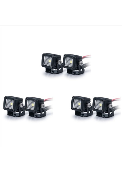 6x Modifiye Farlar Spotlar Araba Üst Işıkları Eksenel SCX10 Jeep Traxxas Trx4 Trx6 1/10 Için Tampon Işıkları (Yurt Dışından)