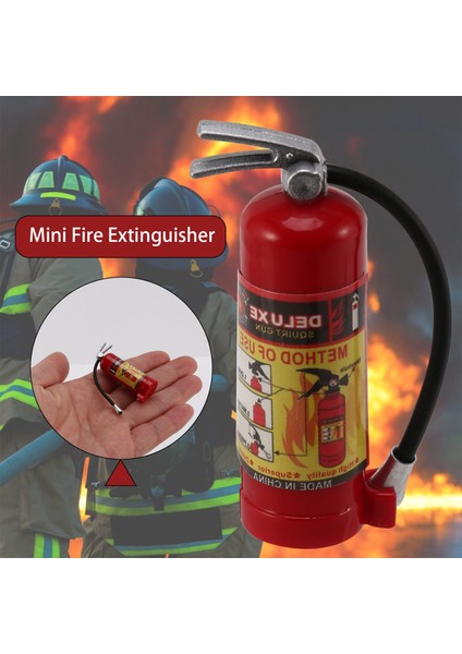 Rc Dekorasyon Metal Mini Yangın Söndürücü 1/10 Rc Prıgler Axıal SCX10 90046 Traxxas Trx4 Tamiya D90 Kırmızı (Yurt Dışından) fiyatları