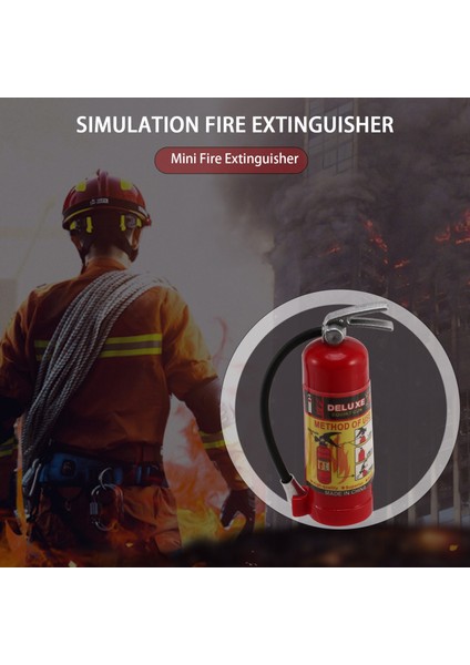 Rc Dekorasyon Metal Mini Yangın Söndürücü 1/10 Rc Prıgler Axıal SCX10 90046 Traxxas Trx4 Tamiya D90 Kırmızı (Yurt Dışından) modelleri