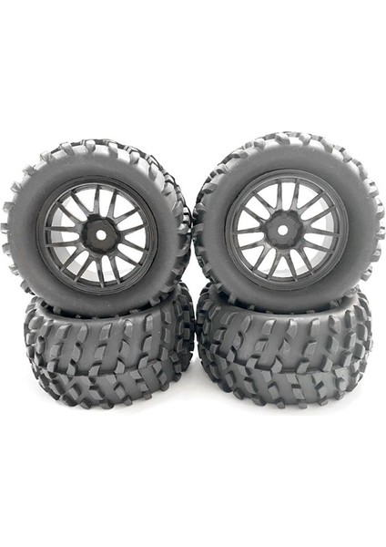 4pcs 82MM Kauçuk Tekerlek Lastik Hbx 16889 Mjx H16 16207 16208 162010 SG1601 Scy 16101 1/16 Rc Araba Yükseltme Parçaları (Yurt Dışından)