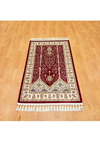 Mihraplı Ağaç Hayatı Desenli Ipek Seccade modelleri