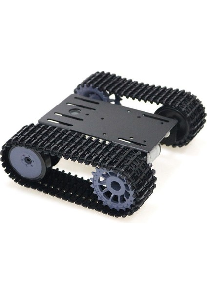 Arduino T101-P/TP101 Için Dıy Için Çift Dc 12V Motorlu Akıllı Tank Arabası Şasi Paletli Paletli Robot Platformu (Yurt Dışından)